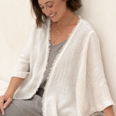 Coastal French Linen Shrug Sand Dune