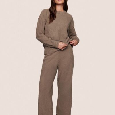 Eberjey Recycled Boucle Crew Neck Pullover