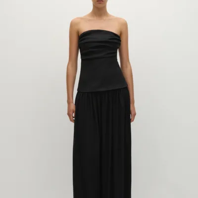 Faithfull The Brand Hedy Maxi Dress Black