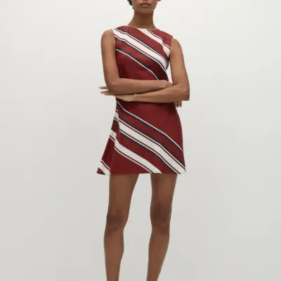 Faithfull The Brand Julia Mini Dress Hydra Stripe