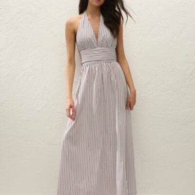 Faithfull The Brand Lido Maxi Dress Venezia Stripe