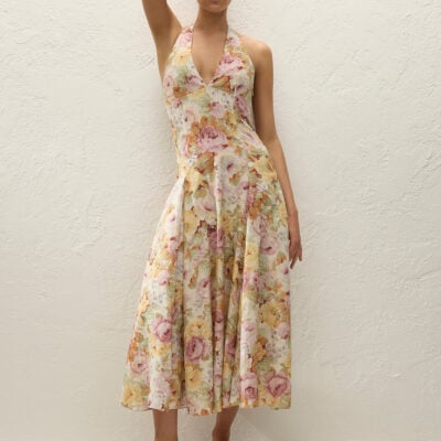Faithfull The Brand Murano Midi Dress Giardino