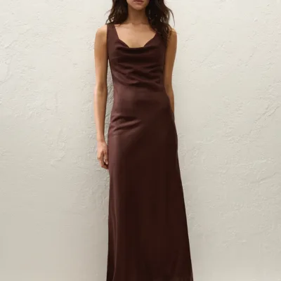 Faithfull The Brand Paloma Maxi Dress Carob