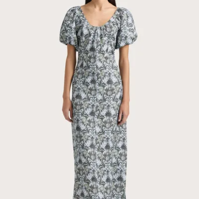 Faithfull The Brand Vence Midi Dress Aurora