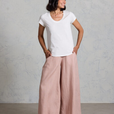 Nomad The Label Leura Cotton T-Shirt Coconut
