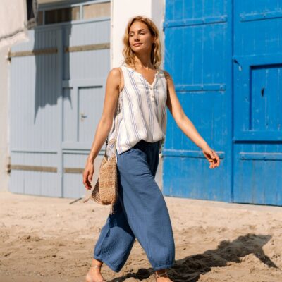 Nomad The Label Sadhu Cotton Pants Aegean Blue