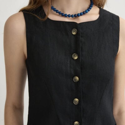 Posse Emma Button Down Dress - Black