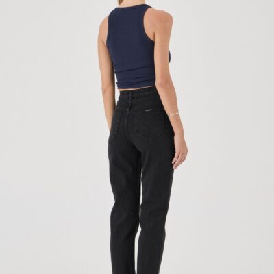 Rolla's Loulou Straight Jean Long Noir