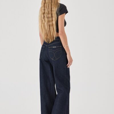 Rolla's Relaxed Sailor Jean Long  Dark Rinse