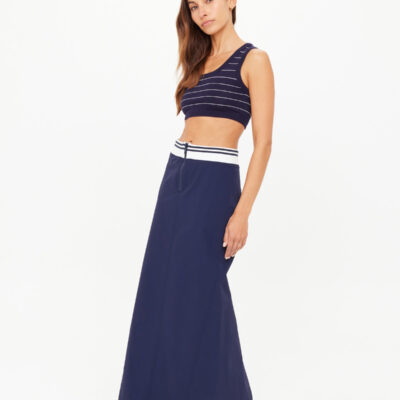 The Upside Astra Zora Midi Skirt - Navy