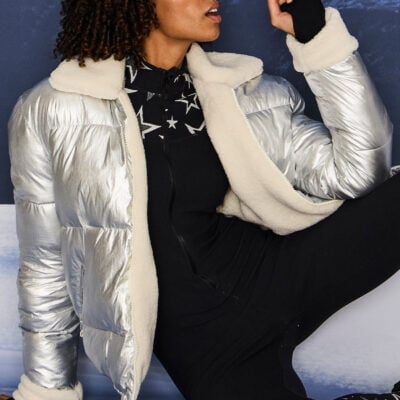 The Upside Lotti Reversible Puffer Jacket - Cosmic Dust
