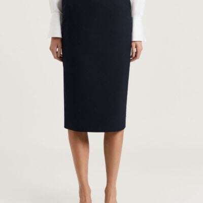 Veronika Maine Stretch Suiting Pencil Skirt