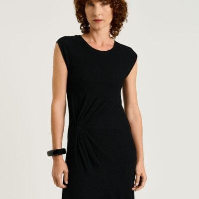 Veronika Maine Twist Front Knit Dress