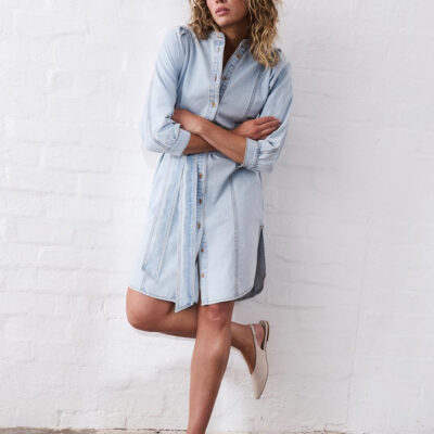 White & Co. Gabriella Dress - Sky Blue