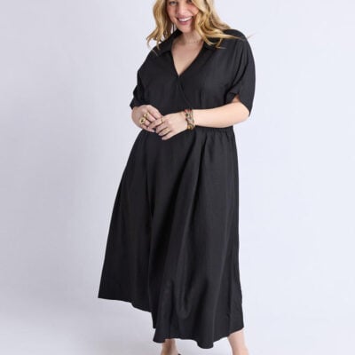 White & Co. Hillary Dress - Black