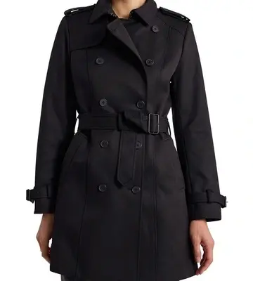 David Lawrence Eda Trench Coat
