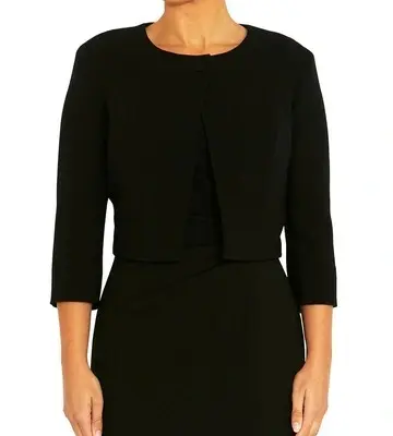 Anthea Crawford Jackie Black Single Button Jacket