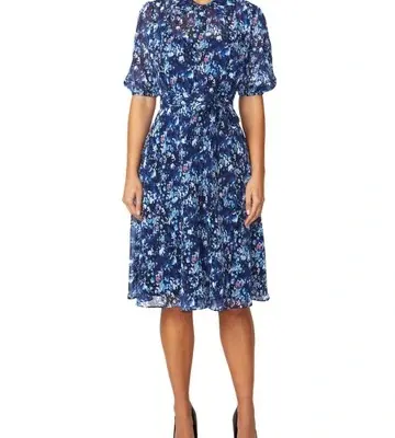 Anthea Crawford Delilah Opal Chiffon Dress
