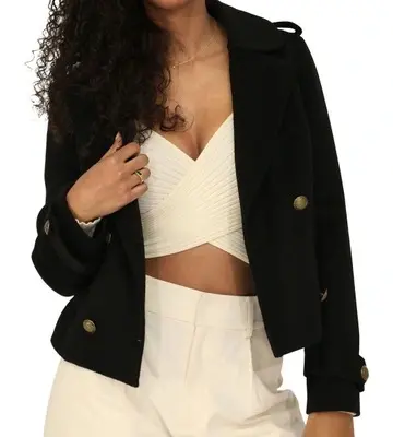 Belle & Bloom Better Off Military Peacoat