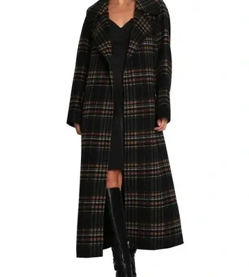 Belle & Bloom Heart To Heart Large Collar Maxi Coat