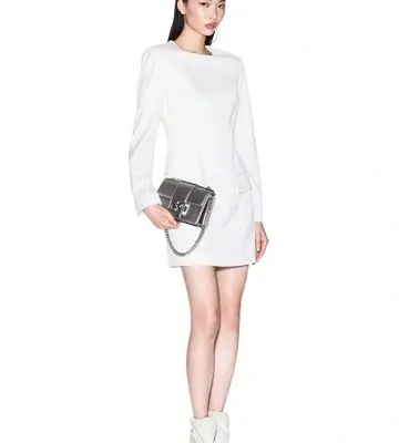 Armani Exchange Midnight Blossom Long Sleeve Mini Dress