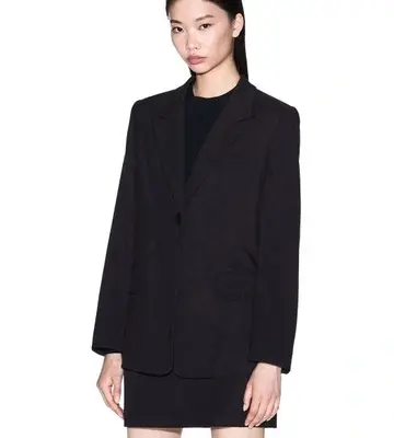 Armani Exchange Midnight Blossom Single Breasted Blazer