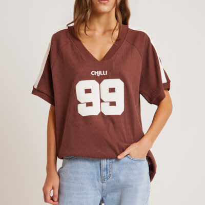 Araminta James Chilli 99 Waffle Tee
