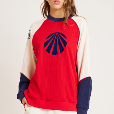 Araminta James Races Waffle Sweatshirt