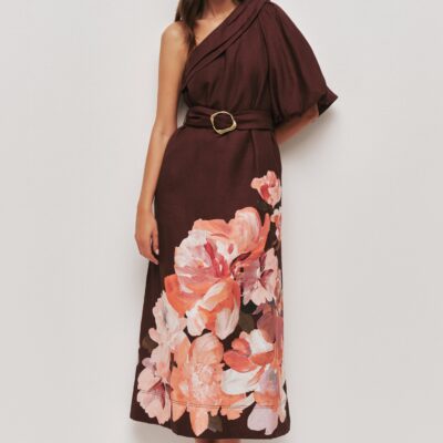 Aje Midnight Midi Dress