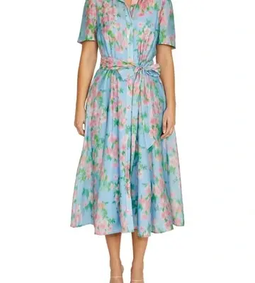 Anthea Crawford Lilliana Floral Haze Shirtdress