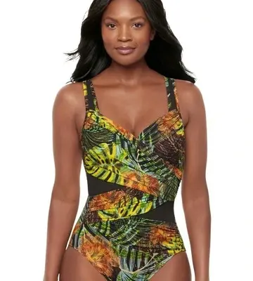 Miraclesuit Swim Sunset Islet Madero Underwired Shaping Swimsuit