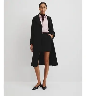 Country Road Soft Crepe Trench Coat