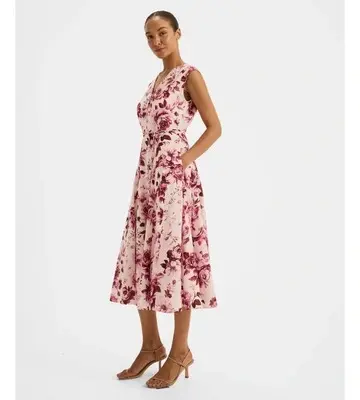 Review Edie Floral Midi Dress