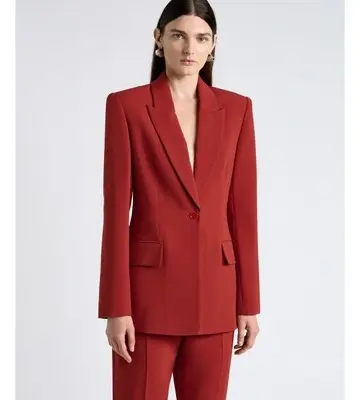 Cue Acetate Blend Hourglass Blazer
