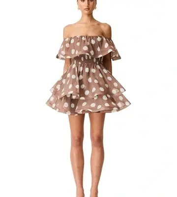Elliatt Sola Polka Dot Mini Dress