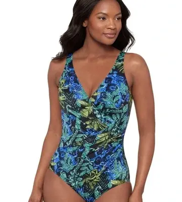 Miraclesuit Swim Gasparilla DD Cup Oceanus Underwire Shaping Swimsuit