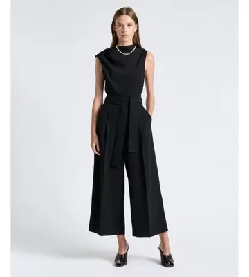 Cue Crepe Cowl Neck Jumpsuit