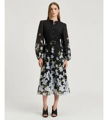 Veronika Maine Cascade Azalea Shirtdress