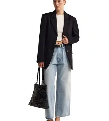Oxford Jordan Wool Blend Oversized Blazer