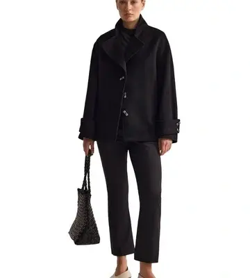 Oxford Sarina Wool Blend Scarf Jacket