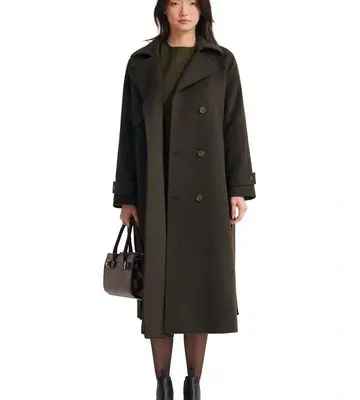 Oxford Gemma Wool Rich Trench Coat