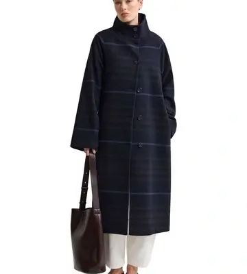 Oxford Edi Wool Funnel Collar Coat