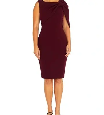 Anthea Crawford Freya Merlot Dress