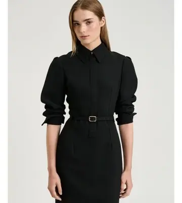 Veronika Maine Double Weave Midi Dress Limited stock