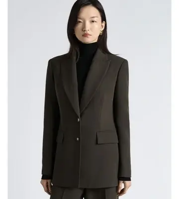 Cue Double Weave Hourglass Blazer