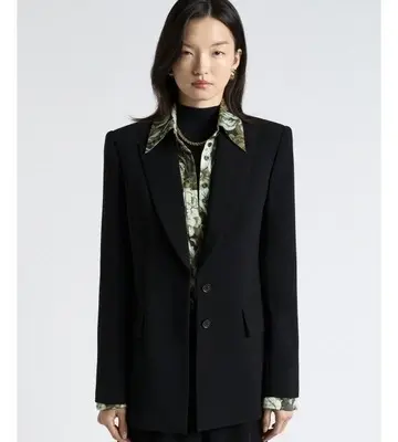Cue Crepe Hourglass Blazer