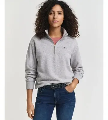 Gant Shield Half Zip Sweatshirt
