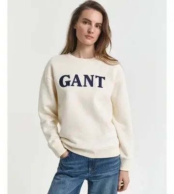 Gant Graphic Crew Neck Sweatshirt