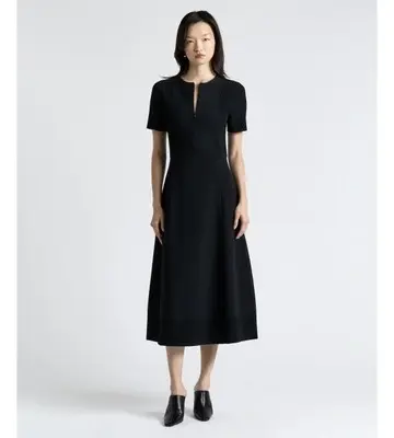 Cue Milano Ottoman Stitch Midi Dress