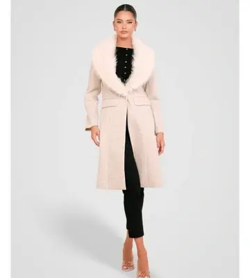 Pilgrim Olsen Fur Collar Coat